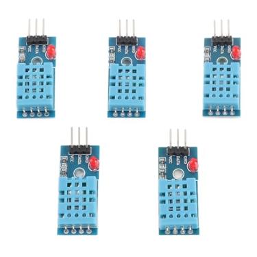 Imagem de Módulo de umidade Ature, módulo sensor de temperatura, 5 peças, sensor de umidade de alta setividade, módulo de sensor digital antiinterferência para placa Ghouse A com lâmpada e fio (#2)