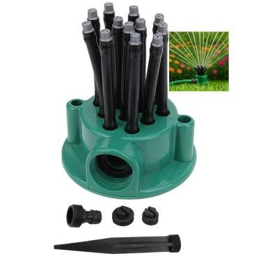 Imagem de Aspersor Pulverizador Irrigaçao 360 Graus Canteiro Quintal Jardim Mangueira Rega Planta Gramado Horta Ar Livre