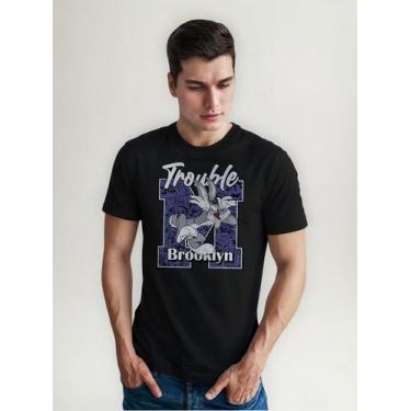 Imagem de Camiseta Masculina Manga Curta Em Algodão Looney Tunes - mistermah, Pr