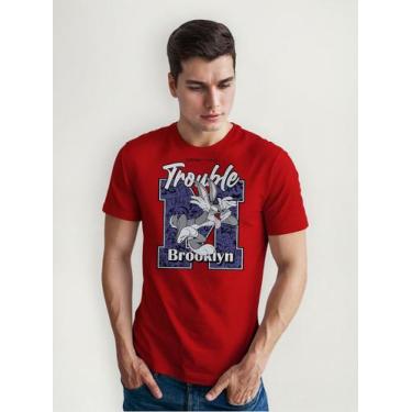 Imagem de Camiseta Masculina Manga Curta Em Algodão Looney Tunes - mistermah, Ve