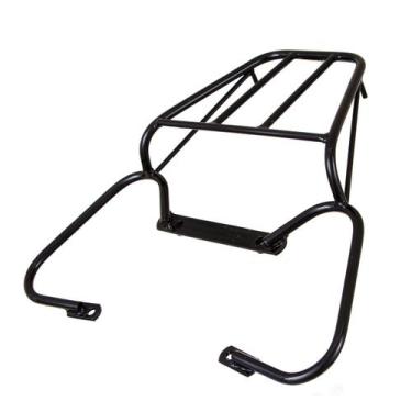 Imagem de Bagageiro Moto Sansão Em Aço Maciço Honda Nx 400 Falcon Cromo Forte 20
