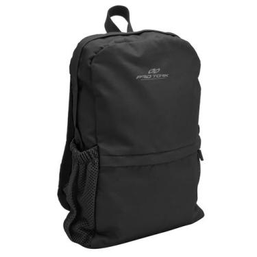 Imagem de Mochila Adulto Feminina Masculina Pro Tork Black, Preto, Único