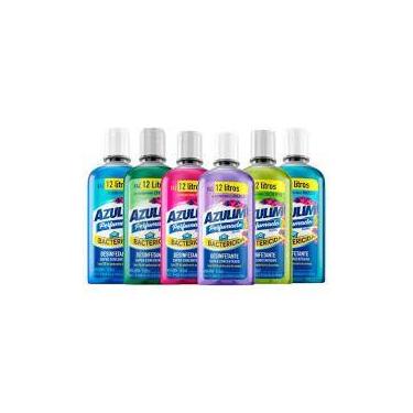 Imagem de Desinfetante Diluível Concentrado Azulim Fragrâncias 140ml - Kit Com 1