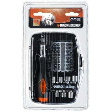 Imagem de Kit De Pontas Parafusar 40 Pçs A7062-xj Black&decker - B&D