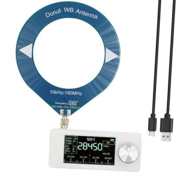 Imagem de Generic SI4732 Mini Radio AM/Pocket Radio Receiver SW, LW, SSB, LSB, USB, AM, com antena de loop recarregável para, Azul