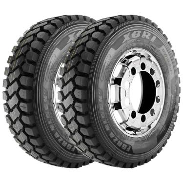 Imagem de Pneu Xbri Forza Block P1 295/80 R22.5 Aro 22.5 152/149J 18PR Misto Kit2