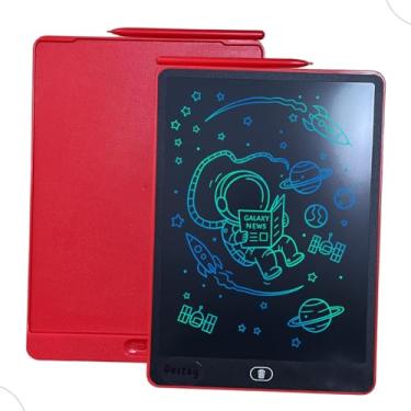 Imagem de Lousa Mágica LCD 12 Polegadas Grande Tablet Infantil Com Caneta E Carregamento por USB (Vermelho)