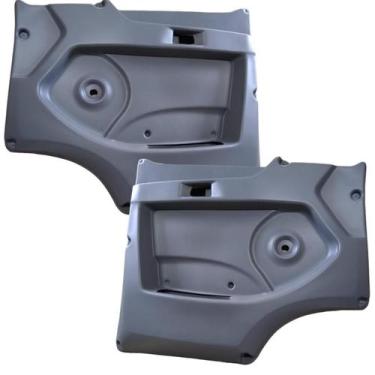 Imagem de Par forro porta mercedes 709 710 912 914 bicudinho c/bolsa - FLASH TRU