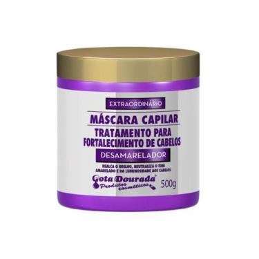 Imagem de Masc.cond.fortalec.desamarelador gota dourada 500 gr