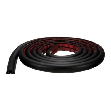 Imagem de HARFINGTON Capa de cabo de 2,4 m L 0,3 x A 0,3 Canal interno PVC esconde extensão, protetor de fios para evitar desvios de cabos, gerenciamento de cabos, preto