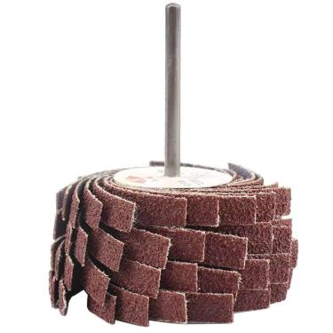 Imagem de Disco Flap Roda De Lixa 25 A 80Mm Grão 320 De Micro Retífica