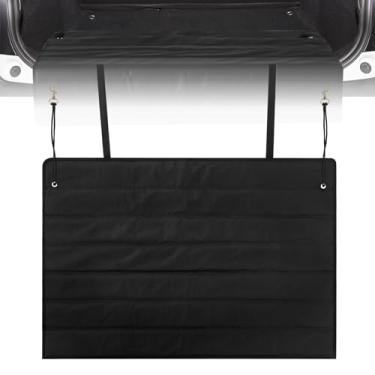Imagem de Tinideya Protetor de para-choque grande para carros 91 x 63 cm protetor de para-choque traseiro dobrável universal SUV tapete de porta-malas para evitar arranhões durante o descarregamento e