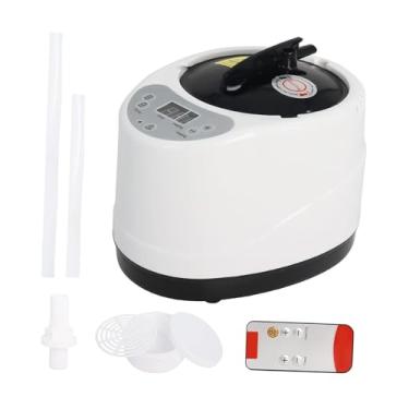 Imagem de Bothyi Máquina de vapor para sauna 3L, gerador de vapor, revestimento de aço inoxidável com controle remoto, acessórios para spa doméstico, chuveiro, spa,