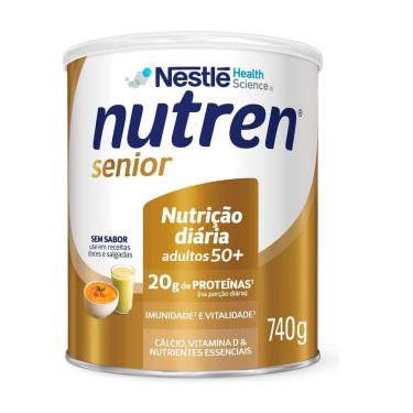 Imagem de Nutren Senior Sem Sabor Suplemento Alimentar 740g