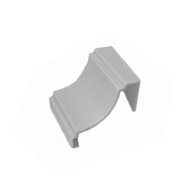 Imagem de Emenda para Acabamento de Moldura em Forro PVC, Cor Cinza - Kit c/ 10 