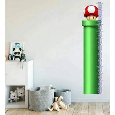 Imagem de Adesivo Régua De Crescimento Super Mario