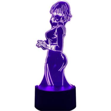 Imagem de Menino/menina quarto anime fubuki figura led lâmpada 7/16 Cor Re - HUO