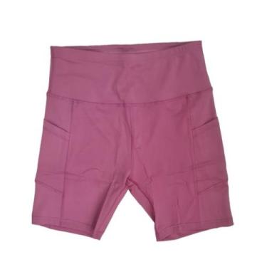 Imagem de Pacote de 3 shorts femininos esportivos de poliéster/elastano Slim Fit