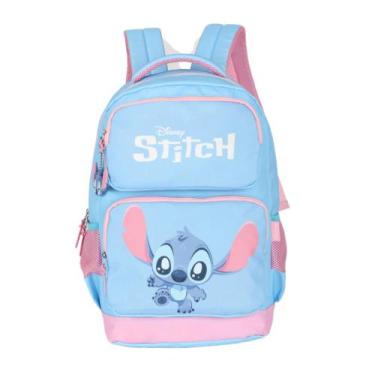 Imagem de Mochila de Costas Stitch Cute Azul UP4YOU MS50041SC Lançamento 2026 - 
