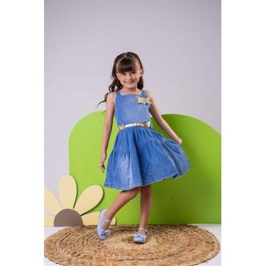 Imagem de Vestido Blogueirinha Stella Jeans - Confeccionado em Algodão com Cinto