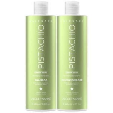 Imagem de Kit Jacques Janine Hair Care Pistachio Shampoo 450ml Condicionador 440