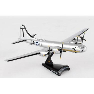 Imagem de Miniatura avião 4 motores daron b-29 square 54 museum 1/200, Cinza