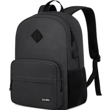 Imagem de Mochila Kuosdaz Black Water Resistant 30L para escola 15.6