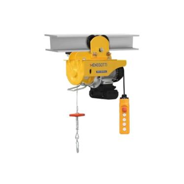 Imagem de Guincho de Coluna Prime com Trole Elétrico Menegotti 300–600 kg 1500 W 220 V | Motorredutor com Motofreio | Elevação 12 m / 6 m | Estrutura Reforçada e Operação Segura