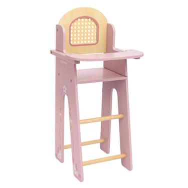 Imagem de Brinquedo De Madeira Cadeira De Papá Para Boneca Rosa Büp Baby
