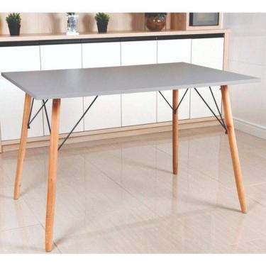 Imagem de Mesa Eames Eiffel Retangular 80 X 1,00 Mt - Cinza