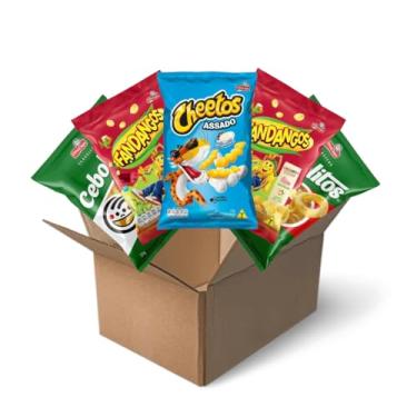 Imagem de Kit 30 Salgadinhos Sortidos Cheetos Fandangos e Cebolitos 23g