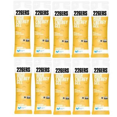 Imagem de Kit com 10 Sachês Gel 226Ers High Energy, Banana
