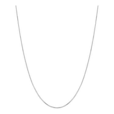 Imagem de Corrente Feminina Prata Maciça 925 Veneziana Fina 45 Cm - Rrc Pratas, 