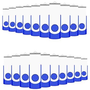 Imagem de Unidades flash EASTBULL de 1 GB USB 2.0 Metal, pacote com 50