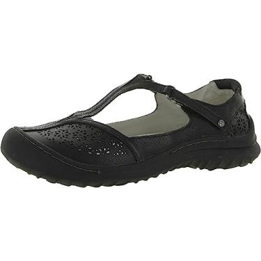 Imagem de Jambu Sandálias esportivas femininas Creek perfuradas casuais - marrom, Preto, 35