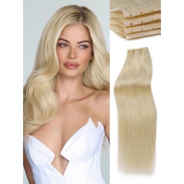 Imagem de Extensões de cabelo WIGNEE Blonde 36 cm 2 peças Micro Bead