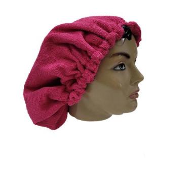 Imagem de Touca microfibra felpuda duplo forro Para secar o cabelo. - IsaToucas 