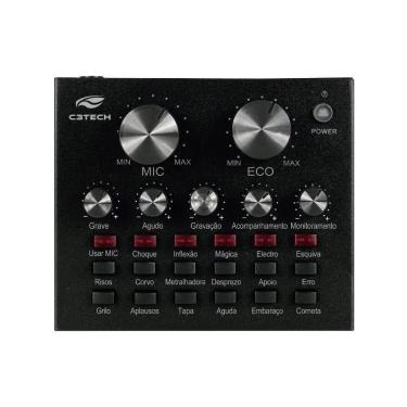 Imagem de Placa de Som C3Tech Streaming MX-50BK