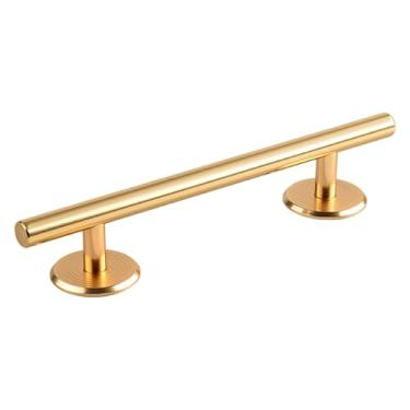 Imagem de Dynwave Trilho redondo para skate de dedo, em aço inoxidável, brinquedo educativo, acessório criativo profissional, para obstáculos, Ouro 20 Cm