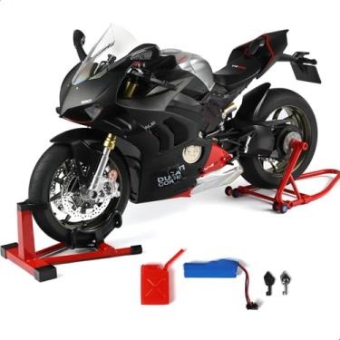 Imagem de SHINESIGNAL 1:6 Motorcycle Model for Ducati Panigale V4 SP2 Metal Die-cast Motorcycle Model Moto Classic Collection for Adult