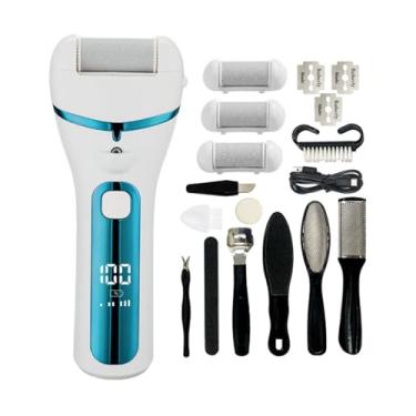 Imagem de Aparador Elétrico de Pé para Remoção Pele Morta e Calos Dispositivo Reparo com Potência Exfoliação Aparafusamento da do Design Ergonômico Compacto Leve Uso Sem Fio Bateria Grande Capacidade