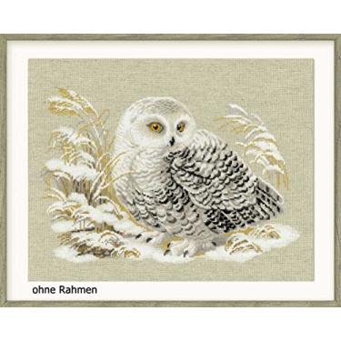 Imagem de RIOLIS R1241 Counted Cross Stitch Kit, 17.75 by 13.75-Inch, White Owl
