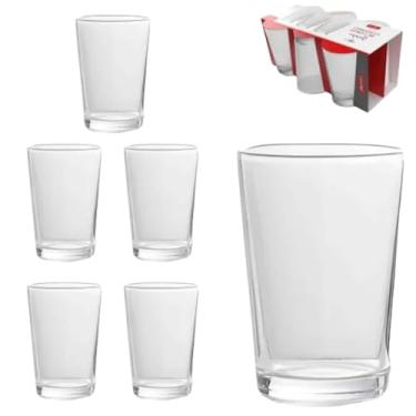 Imagem de Conjunto 6 Copos de Vidro, 300ml, Transparente, 11cm Altura x 7,8cm Diâmetro, para Água, Sucos e Bebidas