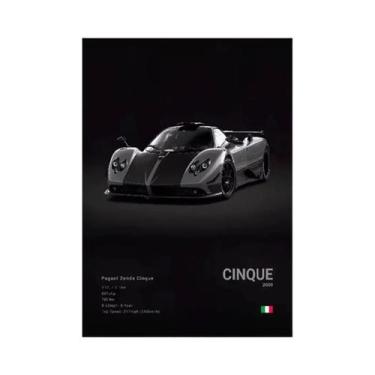 Imagem de Arte Em Tela Para Entusiastas De Carros Impressão De Carros Famosos 91