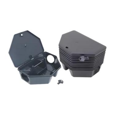 Imagem de Kit 2 Porta Isca Com Chave Proteção Para Crianças e Animais