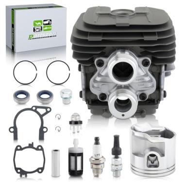 Imagem de partszen Kit de pistão de cilindro 4238 020 1202 50 mm para serra de corte Stihl TS410 TS420 com juntas