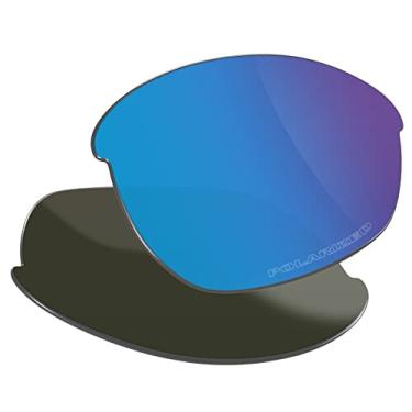 Imagem de Vaep Lentes de reposição de policarbonato para óculos de sol Oakley Half Jacket 2.0 OO9144 - Azul gelo polarizado