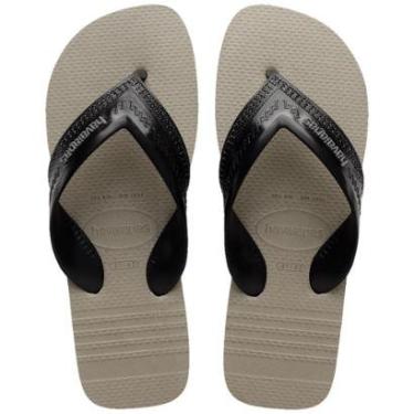 Imagem de Chinelo Masculino Havaianas Hybrid Be Cimento - 4145-Masculino