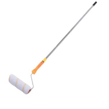 Imagem de Generic Kit de Rolo de Pintura Profissional, Poste Telescópico de Aço Inoxidável 30-113 Cm Rolos de Pintura de 9 Polegadas e 4 Polegadas Capa de Microfibra Com Poste de Extensão e