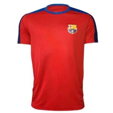 Imagem de Camiseta Lisa Barcelona Masculino - Vermelho Vermelho M-Masculino